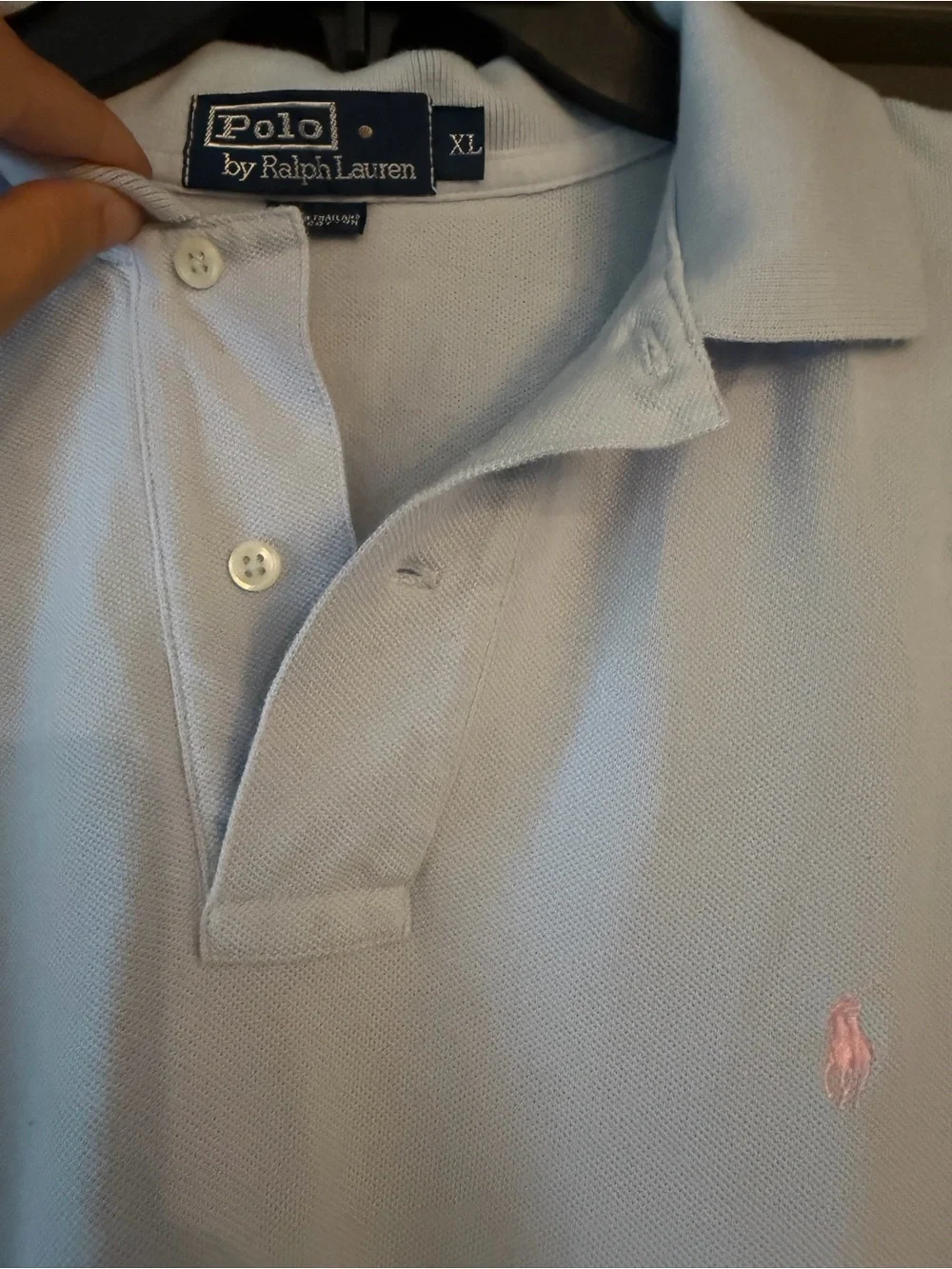 Polo by Ralph Lauren Men’s Light Blue Polo Shirt size XL